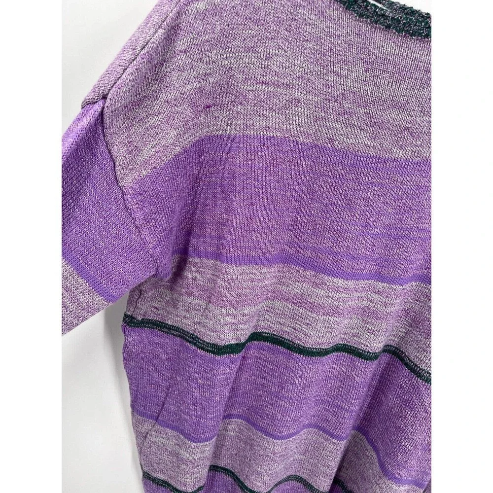 Misslook Multicolor Color-Block Pullover Sweater Oversized Casual Women's XL